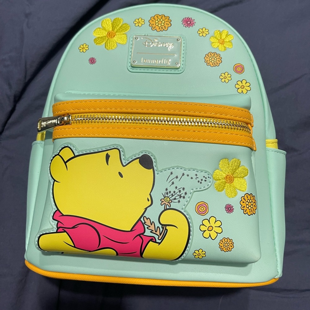 Loungefly Disney Winnie the Pooh Yellow Flowers Mini Backpack